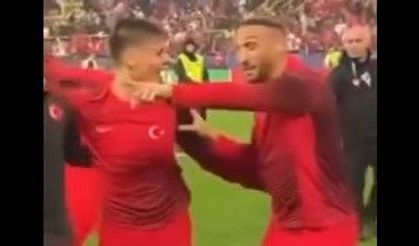 Cenk Tosun'dan Arda Güler'e sert şaka! Tokadı bastı suçu başkasına attı