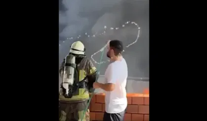 Bursa'da korkutan yangın! Çevredeki tesislere de sıçradı