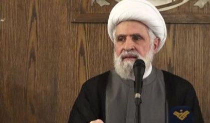 Hizbullah lideri Kasım: 'Zaman alsa da İsrail, Lübnan'ın güneyinde kalamayacak'