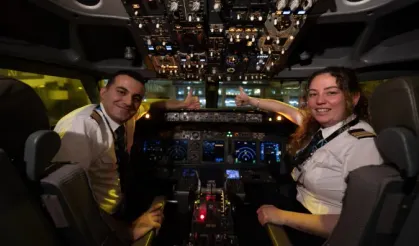 Boeing'in kokpitini merak edenleriniz var mı?