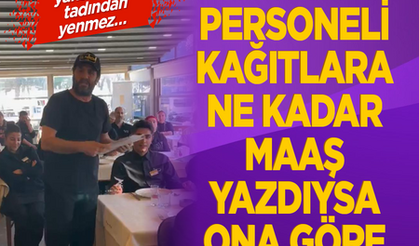 Böyle patronu olsun kim istemez ki! "Paylaştıkça Allah veriyor!"