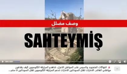 Sudan, BAE’yi paralı askerleri desteklemekle suçladığı videonun gerçek olmadığını Reuters belgeledi