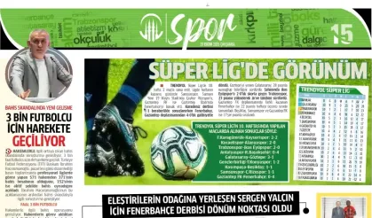 Spor haberleri: 29 Ekim 2025 gazetelerde futbol manşetleri