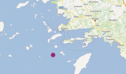 Datça açıklarında korkutan deprem! Akdeniz 5.3 ile sallandı