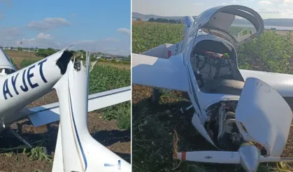 Çatalca'da eğitim uçağı kaza kırıma uğradı! Pilot yaralandı