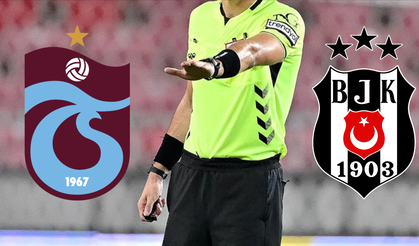 Trabzonspor-Beşiktaş maçının hakemi açıklandı! Süper Lig'de 8. haftanın hakemleri