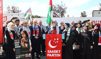 Saadet İstanbul Gazze’nin sesini Üsküdar’dan yükseltti “Zulüm ebedi değildir, Zalimler mutlaka hüsrana uğrayacaktır”