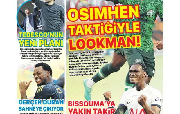 Spor haberleri: 12 Kasım 2025 gazetelerde futbol manşetleri