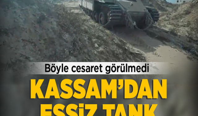 Kassam Tugayları'ndan eşsiz tank operasyonu: 7 işgalci askeri yok edildi!