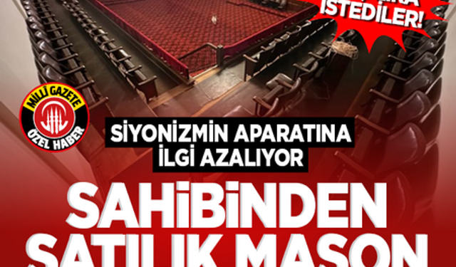 Sahibinden satılık mason locası! Siyonizmin aparatına ilgi azalıyor bakın kaç lira istediler….