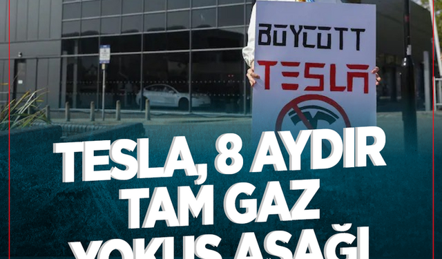 Tesla, 8 aydır tam gaz yokuş aşağı gidiyor!