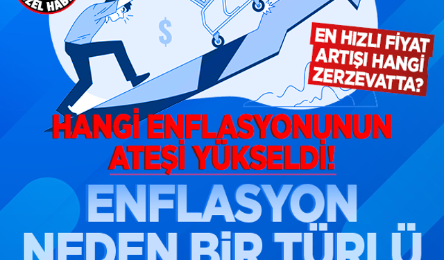 Hangi enflasyonunun ateşi yükseldi! Enflasyon neden bir türlü düşmüyor? En hızlı fiyat artışı hangi zerzevatta? 