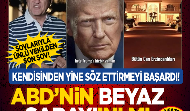Şovlarıyla ünlü vekilden son şov! Kendisinden yine söz ettirmeyi başardı! ABD'nin Beyaz Sarayı'nı mı örnek aldı?