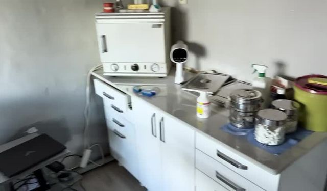 Iğdır'da "sahte dişçi" operasyonu