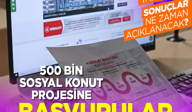 Başvurular nasıl yapılacak? Sonuçlar ne zaman açıklanacak? 500 bin sosyal konut projesine başvurular başladı