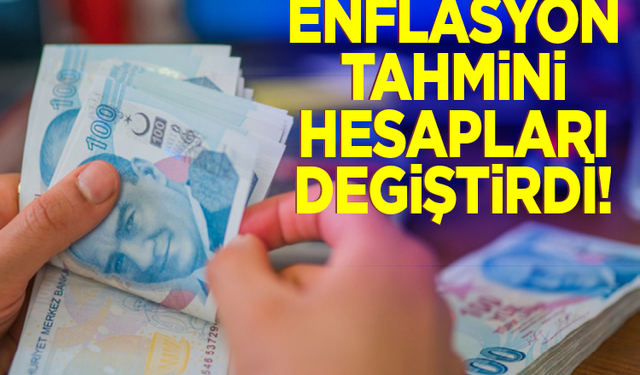 Emekli ve memur maaşlarında yeni zam hesaplaması: Enflasyon tahmini hesapları değiştirdi!