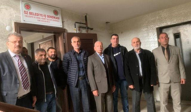 Batman Saadet Partisi'nden Öz Belediye-İş Sendikasına ziyaret