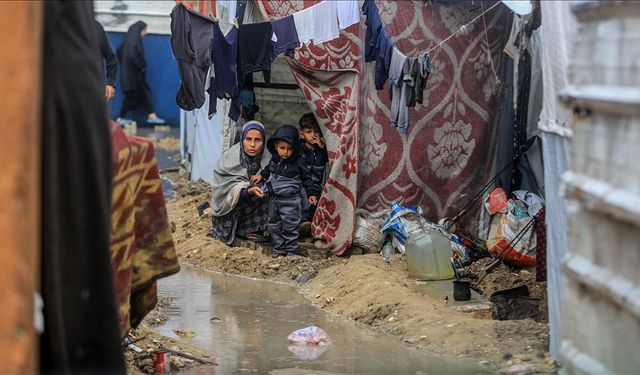 Gazze'de 'Byron' fırtınası kabusu! Hamas uyardı: İmar yok, soykırım sürüyor