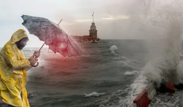 Meteoroloji uyardı: 4 ilde kuvvetli sağanak, Marmara'da fırtına alarmı!