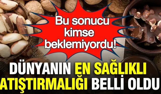 Dünyanın En Sağlıklı Atıştırmalığı Belli Oldu: Hangi Besin Zirveye Yerleşti?