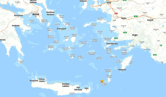 Ege Denizi'nde korkutan sarsıntı: Datça açıklarında deprem!