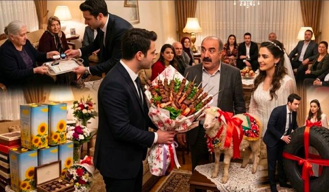 Kız isteme töreninde garip hediyeler! Geleneklerimizi altüst eden davranışlar! İşte damat adaylarının tuhaf halleri