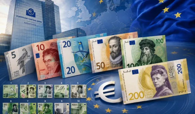 AB'den imaj hamlesi! Eski Euro'lar tarih oluyor: Yeni banknotlar görücüye çıktı!