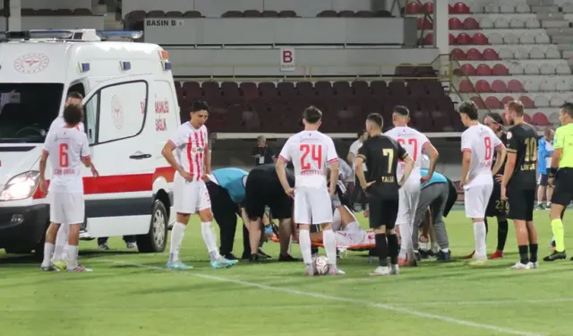 Oyuna giren futbolcu 1 dakika sonra hastanelik oldu: Bacağında kırık tespit edildi!