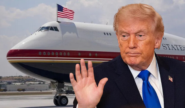 Hem küstah hem korkak: Trump Hürmüz'e 'bizim' dedi, korkudan uçak değiştirdi!