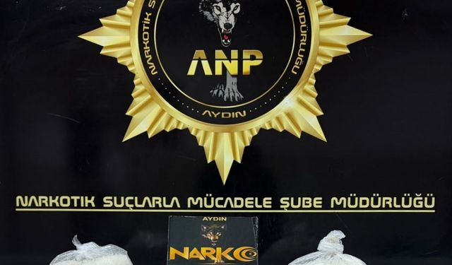 Aydın'da 1 kilo 21 gram uyuşturucu ele geçirildi
