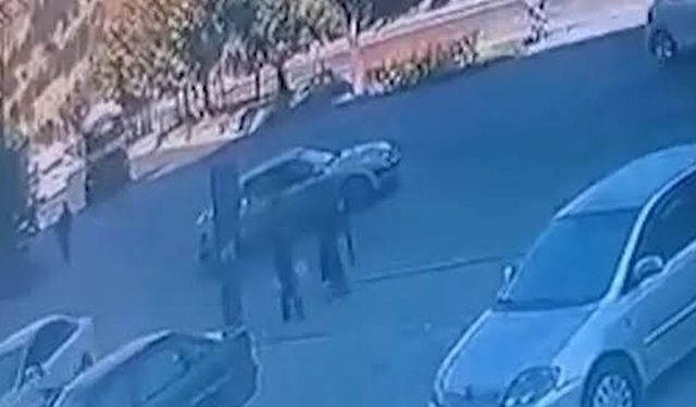 Ankara'da 5 kişinin yaralandığı kaza güvenlik kamerasında