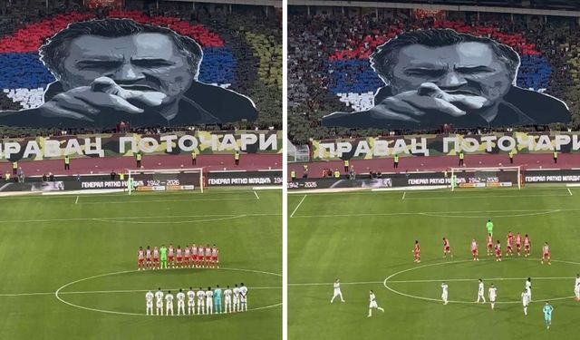Sırbistan'da skandal anlar! Ratko Mladiç koreografisi ve saygı duruşu tepki topladı