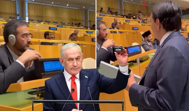 Netanyahu yetmedi, temsilcisi de provokasyona soyundu: İranlı diplomat tek kelime etmeden rezil etti!