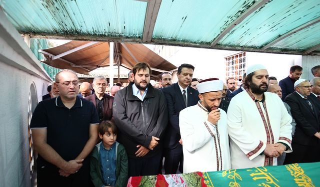 Mahmut Arıkan Bakiye Yazıcı'nın cenaze törenine katıldı