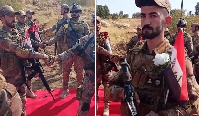 PKK Sincar'dan çekiliyor: Yıllar sonra Irak bayrağı asıldı