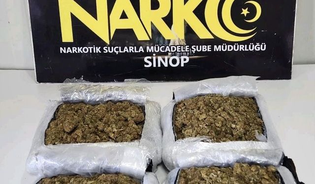 Sinop'ta narkotik operasyonu: 3 tutuklama