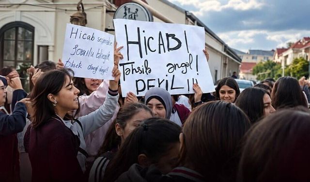 Tepkiler çığ gibi büyüyor! Azerbaycan’da halk, “Hicab bizim namusumuzdur” sloganlarıyla eylemler düzenliyor
