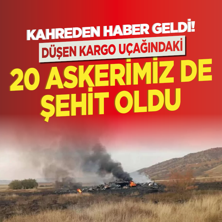 MSB kötü haberi duyurdu! Kargo uçağımız düştü