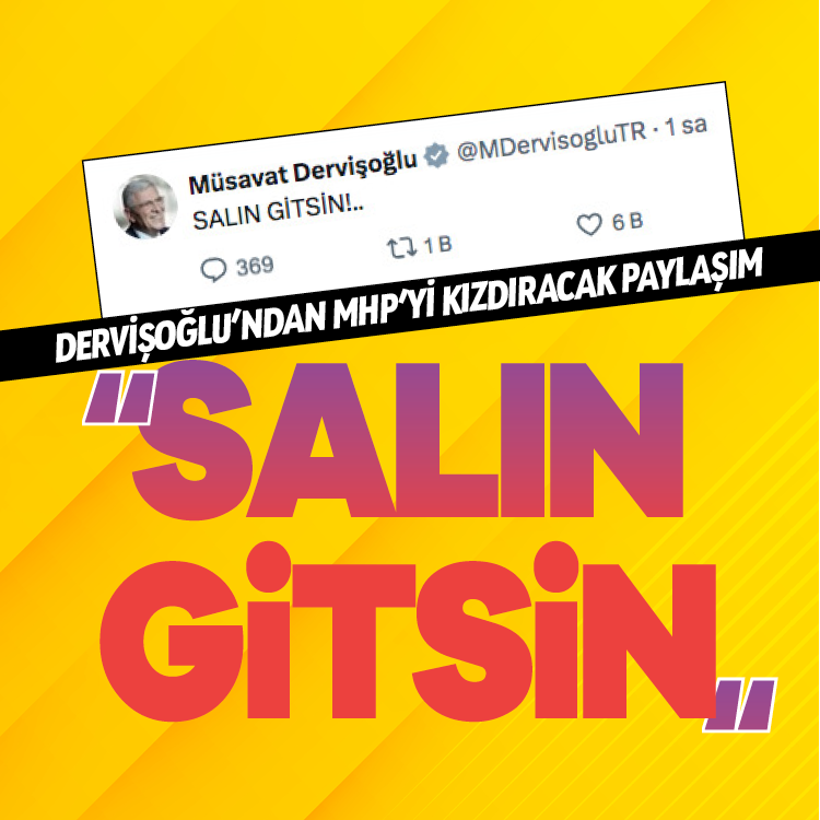 Bahçeli'nin şoke eden açıklamasına Müsavat Dervişoğlu'ndan bomba cevap!