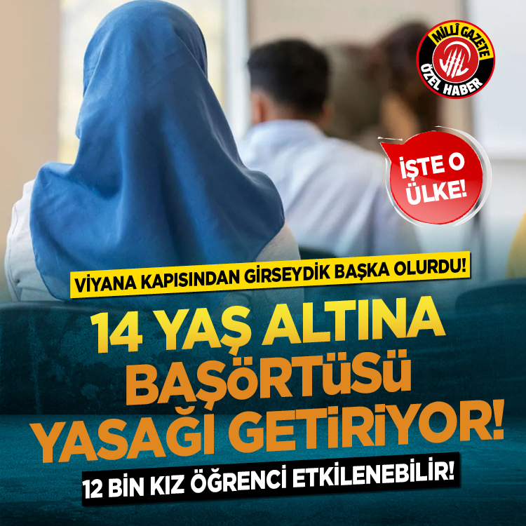 14 yaş altına başörtüsü yasağı geliyor: 12 bin kız öğrenci etkilenebilir!