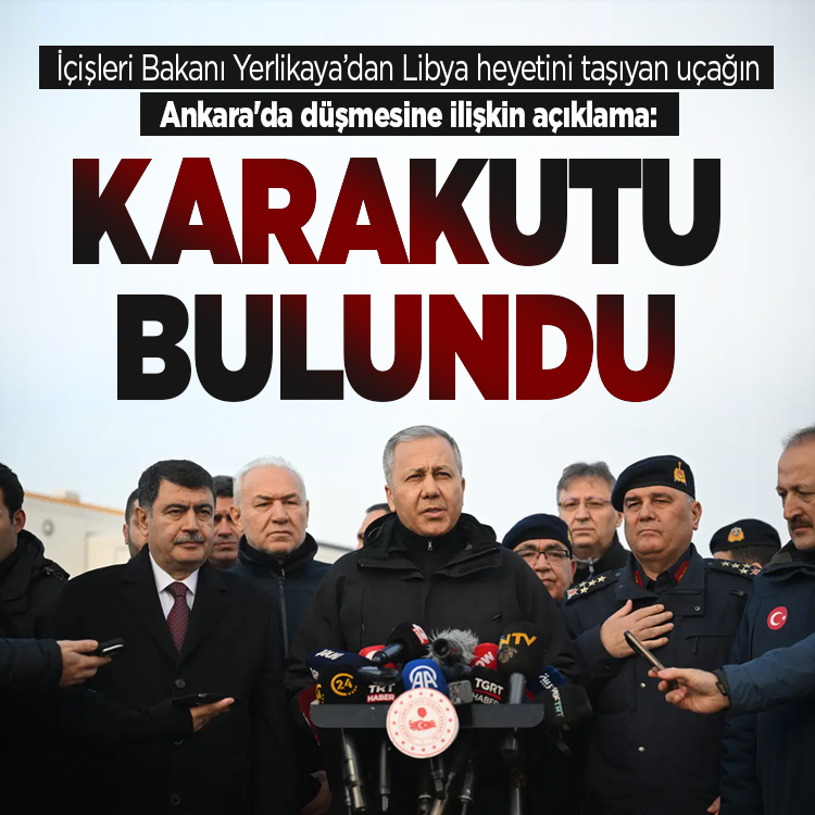 Ankara’da düşen uçağın "kara kutusu" bulundu: İşte kazanın detayları...