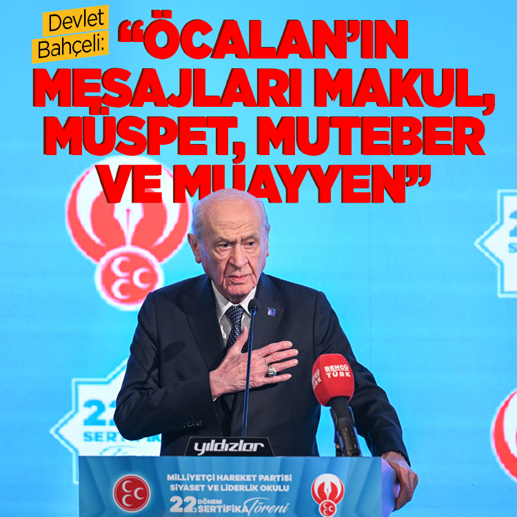 Bahçeli'den çıkış: Öcalan'ın mesajına 'makul' dedi, Barzani'ye resti çekti