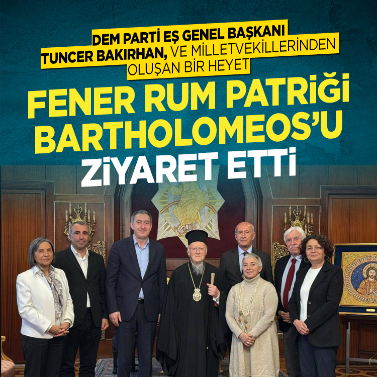 Tepkilerin odağındaki Papaz'a DEM'den destek... Rum Papaz'a teşekkür ettiler... Bu ziyaret çok konuşulur