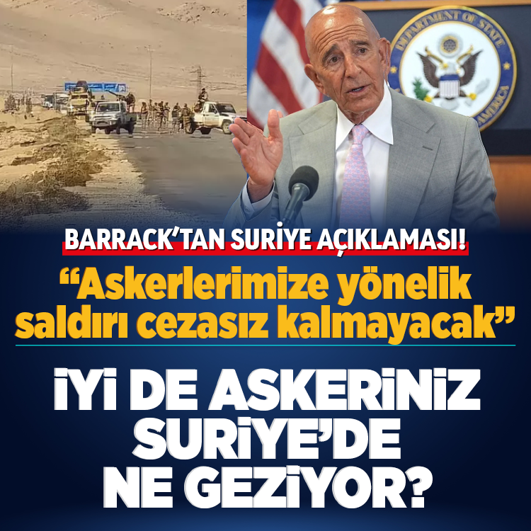 Barrack’tan Suriye açıklaması!  Askerlerimize yönelik saldırı cezasız kalmayacak