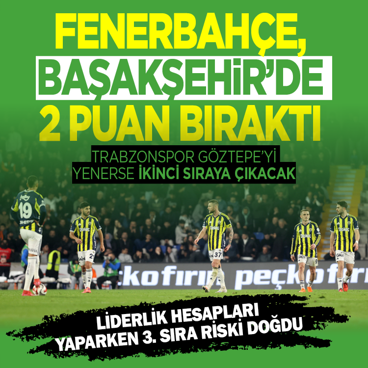 Fenerbahçe, Başakşehir deplasmanından 1 puanla döndü