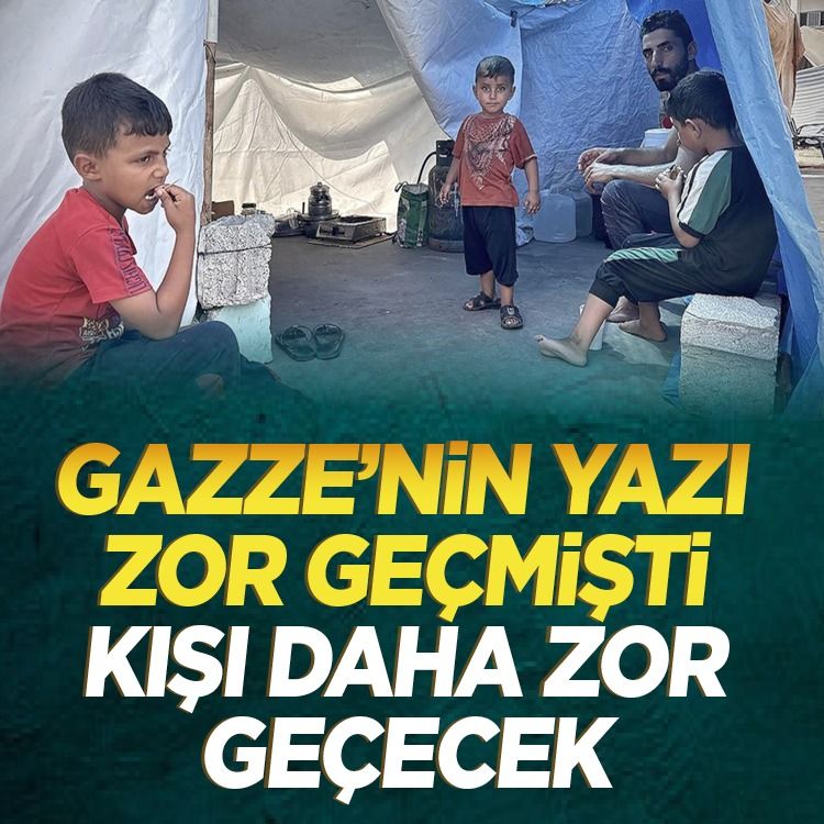 Gazze’nin yazı zor geçmişti: Kışı daha zor geçecek