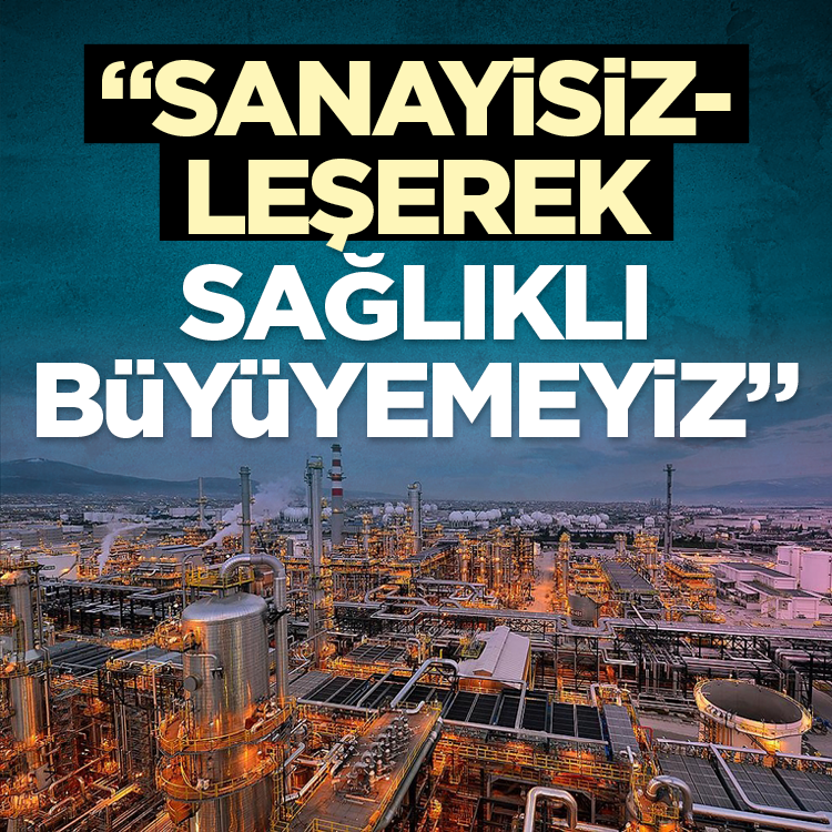 "Sanayisizleşerek sağlıklı büyüyemeyiz"