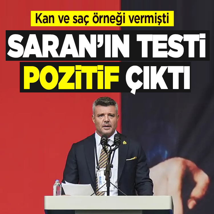 Sadettin Saran'ın uyuşturucu test sonucu açıklandı! Pozitif mi negatif mi?