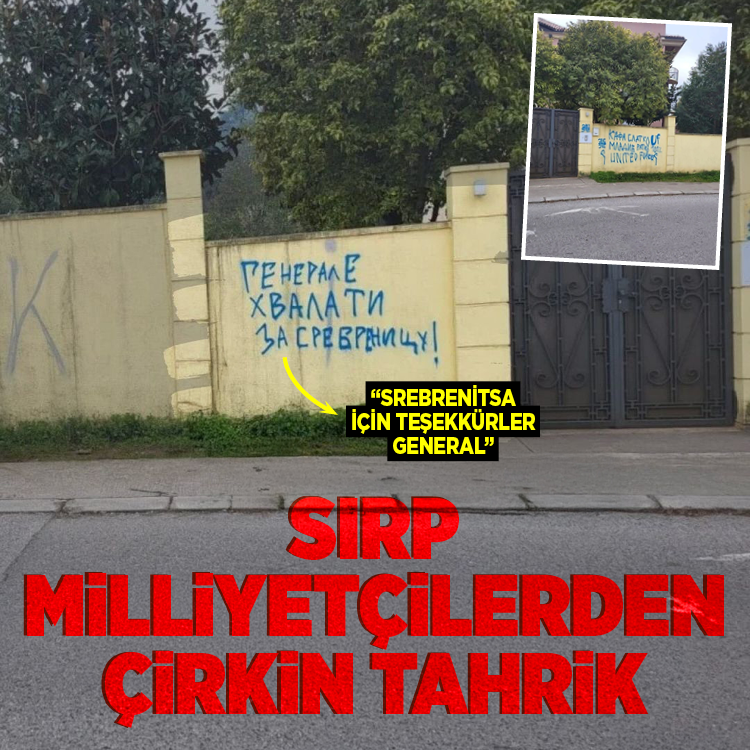 Sırp Milliyetçilerden çirkin tahrik
