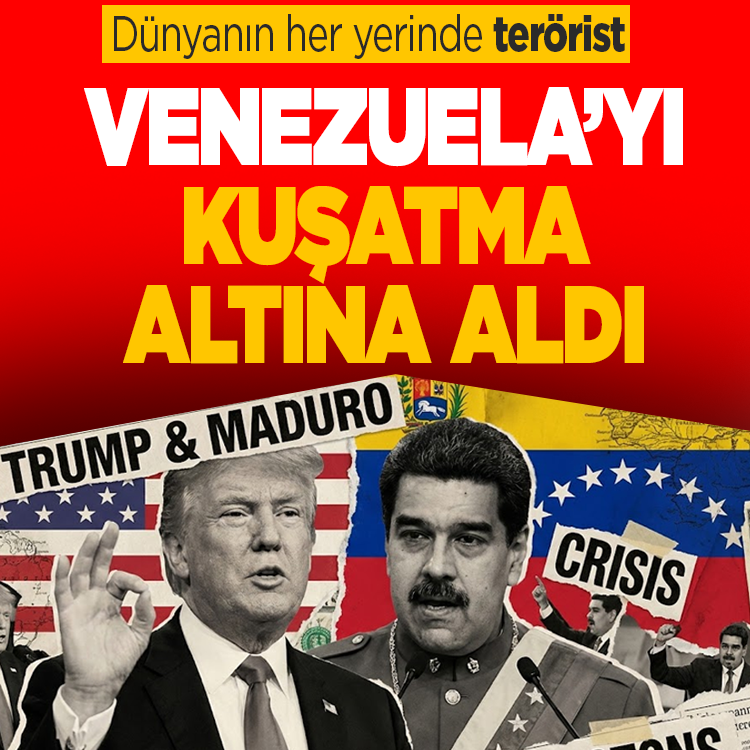 Trump’tan sert adım! Amerika Venezuela’yı kuşatma altına aldı